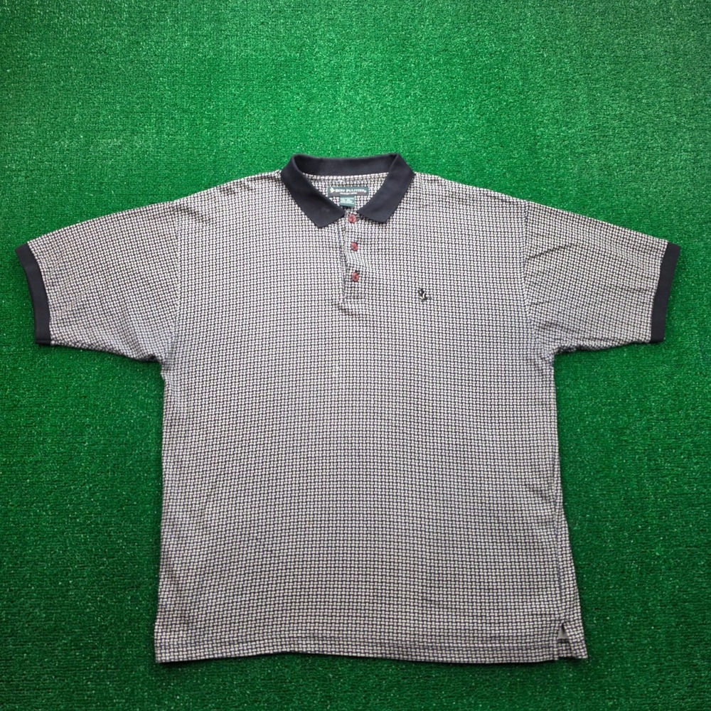 Vintage Bert Pulitzer Collector's Edition Polo Shirt Mens XL Geometric Golf 90s